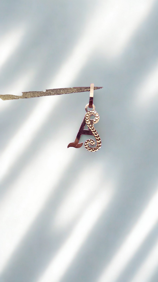Intertwined Hearts: The 'AS' Charm