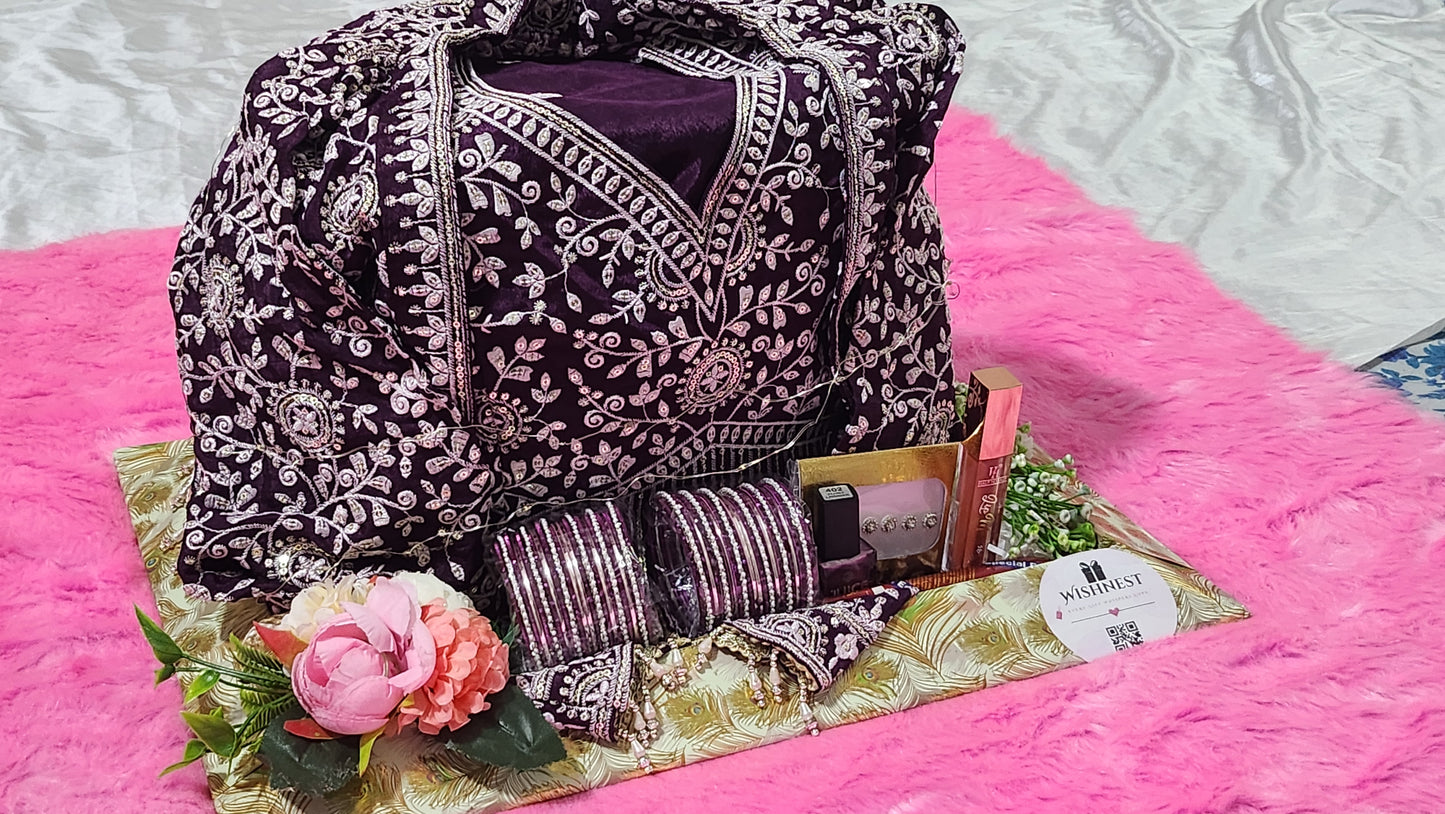 Luxurious outfit hamper