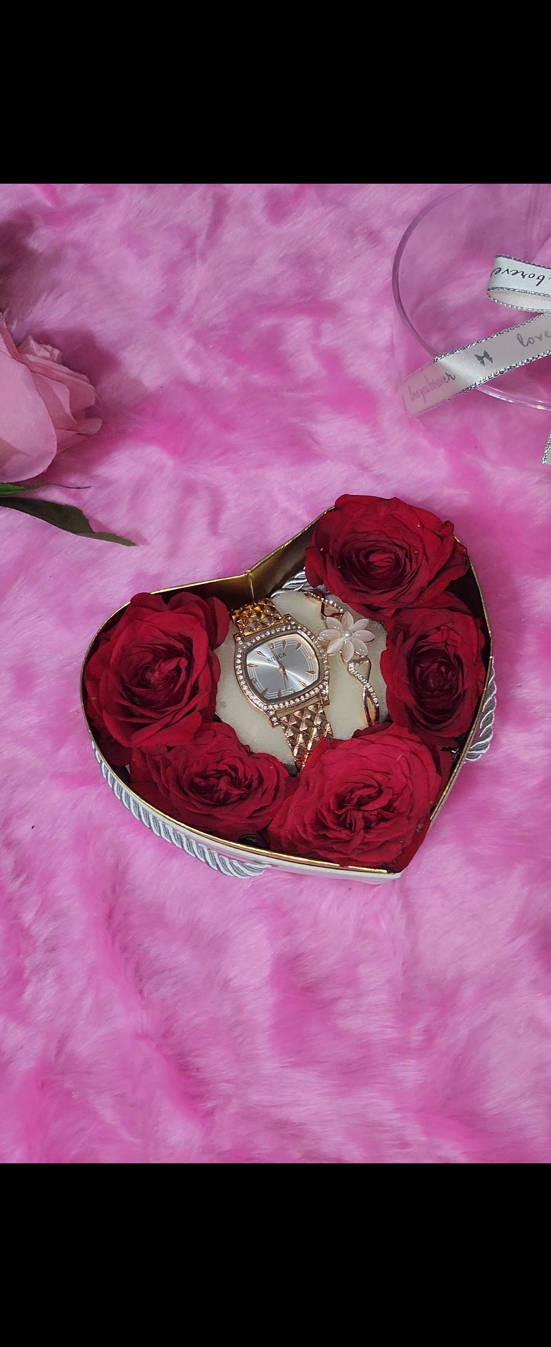 Eternal Love Rose & Watch Gift Box