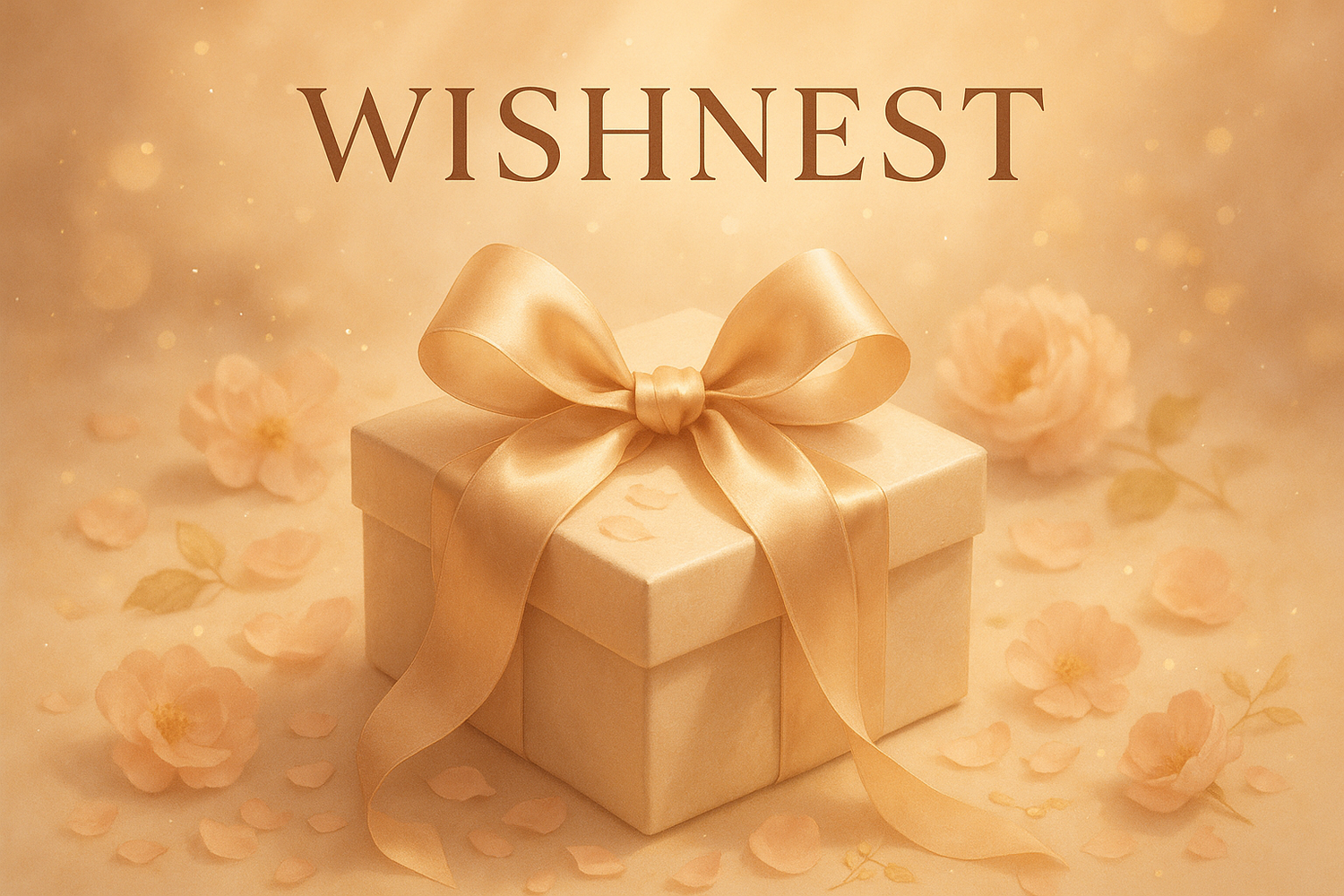 gifting poster for wishnest  brand beautifually emotinal and elegant